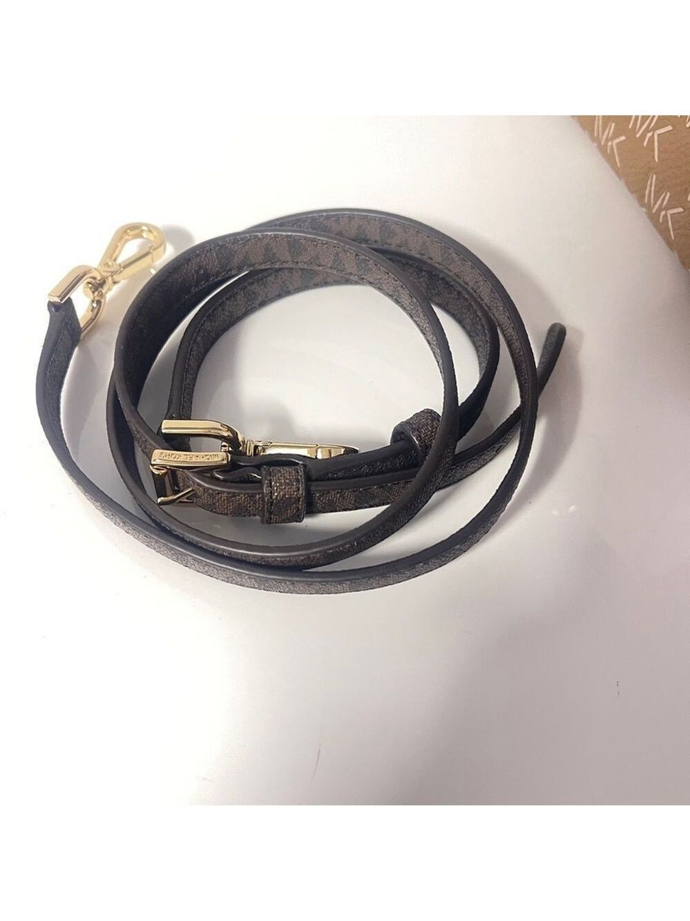 Michael Kors Marilyn Small Satchel & Wallet Set
Camel/Brown MK Signature Logo - Picture 8 of 13